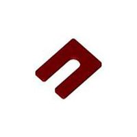 1/8" x 3" x 4" Plastic Shims Structural Horseshoe U Shaped, Tile Spacers, Red, Quantity 100 by Bridge Fasteners
