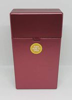 RYO Red Plastic 100s Size Push Button Cigarette Case