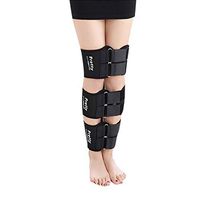 Qlychee 3 Pcs Legs Corrector Belt Band Black