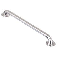 Utopia Alley Decorative Shower Grab Bar (Brushed Nickel, 24")