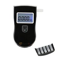 ULTECHNOVO Alcohol Tester Professional Breathalyzer Digital LCD Semi Conductor Sensor with 5 Mouthpieces Without Batteries