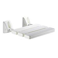 ZHAOYONGLI Bathing Aid for Bathroom Stool Bath Support Rail Old Man Safety Bath Chair Bathroom Barrier-Free Fold Wall Stool (Color : White)