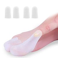 3 Pairs Gel Toe Cap and Protector - Cushions to Protect The Toe and Prevent Corns, Callus, Blistering and Reduce Friction, Silicone Toe Protector for Women and Men (XL+L+M1)