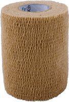 SELF ADH LATEX ELASTIC BANDAGE,3" X 5YDS, TAN