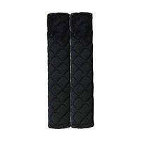 SZBYKJ Soft Car Seat Belt Covers Shoulders Pads Backpack Covers Cushion Warm Short Plush Safety Shoulder Protection Black