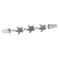Lady Vintage Sweater Shawl Clip Cardigan Collar Duck-mouth Metal Clip Holder Daily Novelty Jewelry Party Girls Woman Jewerly Cheap | Color - Silver Sea star