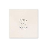 25pk Ecru Square Seal-Envelope Seals