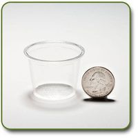 1 Oz. PLA Corn Plastic Biodegradable Portion Cups (Sleeve of 100)