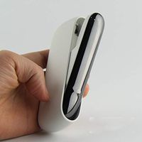 Magnetic Side Cover Case Fit for IQOS3.0, Replaceable Plating Caps (Black)