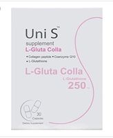 Uni S Supplement L Gluta Colla 250 mg. 30 capsules / 1 bottle