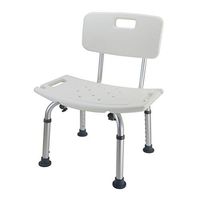 Aluminium Alloy Elderly Bath Chair Back Disabled Anti-Slip Bathroom Shower Stool Maternity Bath Chair Adjustable Chair for Shower Bench (a)