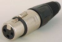 NEUTRIK NC3FX-BAG CONNECTOR, XLR, JACK, 3POS (5 pieces)