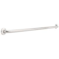 Franklin Brass 5748BS 1-1/4-Inch x 48-Inch Concealed Mount Safety Bath and Shower Grab Bar, Bright Stainless Steel