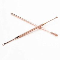 Haitao Small Mall Ear Spoon, Stainless Steel; Adult Ear Picking Tool Set Ear Wax, Children Ear Cleaner,Rose Gold Ear Spoon 2 Only,Rosegold