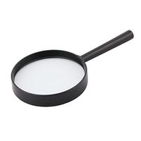 uxcell Plastic Frame Junior People 86mm Dia Lens Magnifying Glass Magnifier Newspaper Tool