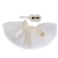 UOMNY Baby Newborn Photography Prop Baby Girls Infant Costume Tutu Dress with Flower Headband 0-3 Months