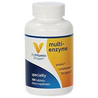 Multi Enzyme Helps Support The Digestion Absorption of Protein, Carbs Fat (100 Tablets) by The Vitamin Shoppe