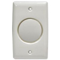 Interlogix MPI-47E Piezo Screamer Siren, Single High/low Sound, Flush Mount in NEMA Standard Electrical Box, Crystal Type Resonator, Low current drain, Rectangular Faceplate, Up to 106 dB Output