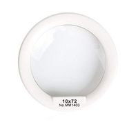 Portable Handheld Magnifier, Ultra HD Lens, Suitable for Reading Books, Newspapers, Maps, Coins, Jewelry, Hobbies and Crafts, White/Black/Blue (Color : White)