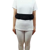 XIHAA Healthcare Nursing Staff Belt, Nursing Security Restraint Band,Ransfer Waistband for Medical Staff (Black),Ctton