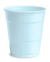 Club Pack of 240 Pastel Baby Blue Premium Disposable Plastic Drinking Party Tumbler Cups 12 oz.
