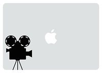 D407 Cinema 2 Apple Macbook (13 inch Pro/Air/Retina) Laptop Vinyl Decal Skin Sticker