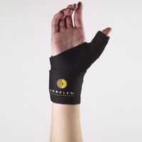 Corflex Target Neoprene Thumb Wrist Brace-Without Stays - Black