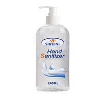 Hand Sanitizer Gel Rinse-Free, Lovor Washless Hand Soap Gel, 240/300ML Super-Large Capacity Household Cleaning Gentle Hydrating Hand Sanitizer Soothing Gel,Non-irritating (240ML Pump Bottle)
