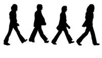 The Beatles Rock Band - Sticker Graphic - Auto, Wall, Laptop, Cell, Truck Sticker for Windows, Cars, Trucks