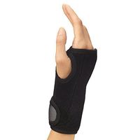 Champion Wrist Support, Universal Fit, Removable Splint, 2-Strap, Airmesh Fabric, Black,