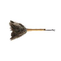 ZHANGY Ostrich Feather Makeup/Role Playing Accessories/Props Dust Scorpion Wool Wooden Handle Cleaning The Donkey,16CM