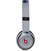 Skinit Decal Audio Skin for Beats Solo 3 Wireless - Officially Licensed NFL New England Patriots Grey Performance Series Design