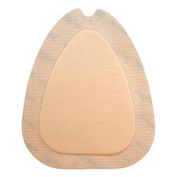 Bordered Soft Silicone Adhesive Foam Large Wound Dressing,7 x 6 in,1/Each