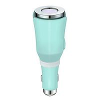 JINGYOYDSF Car Aroma Diffuser Car Mat Diffuser With Dual Power USB Car Charger 5-Color Selection blue