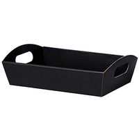 NW Black Shallow Folding Market Trays - Large - 6 Pack
