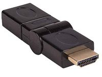 Cable Leader HDMI Male to Female Swivel Type Port Saver Adapter with 90 Degrees Swiveling