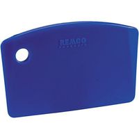 Remco 69593 Blue Polypropylene Stiff Bench Scraper, Injection Molded Blade, 3.5" L x 5.5" W, 1 Piece