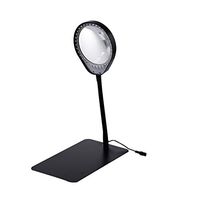 FDJ 10X Magnifying Glass with LED Light, Lens for Small Prints Coins and Stamp Collectors Antique Identification