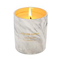 Haobell Gifts for Women - Scented Candles 100% Pure Natural Soybean Wax with Plant Essential Oils for Stress Relief Aromatherapy （Marble Gray）