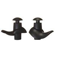 Jenny.Ben 2 Pairs of Noise Reduction Silicone Soft earplugs Swimming Silicone earplugs to Protect Sleep Comfort earplugs Black