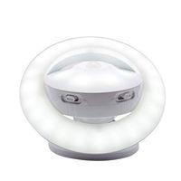 PUAO Motion Sensor Light, Cordless 360 Degree Rotation 30 LEDs UFO Design LED Night Light, Stick-Anywhere Closet Lights Stair Lights, Safe Lights for Indoor Decorative (White, USB Charged)