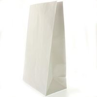 Novolex 4WBP, 4 White Paper Bag, Disposable Take Out Unprinted Grocery Bread Bags, 500-Piece Bundle