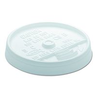 Dart 10UL White Sip Thru Lid (Case of 1000)
