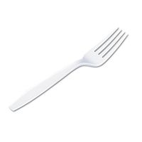 Dixie FH217 Heavyweight Cutlery, Forks, White, 1000/Carton