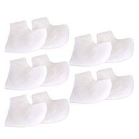 Lurrose 5 Pairs Silicone Heel Socks Plantar Fasciitis Treatment Heel Cover Breathable Silicone Heel Cushion Cups Relief Foot Sleeve for Heel Pain Cracked Heel