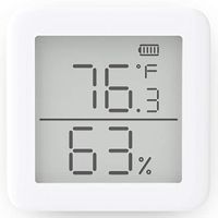 SwitchBot Thermometer Hygrometer Alexa iPhone - Android Wireless Temperature Humidity Sensor with Alerts, Add SwitchBot Hub Compatible with Alexa, Google Home, HomePod, IFTTT