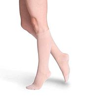 SIGVARIS Women’s Style Sheer 780 Open Toe Calf-High Socks 20-30mmHg