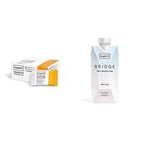 NEW Soylent Squared, 100-Calorie Protein Bar, Salted Caramel, 30 Count with Bridge, The in-between meal, Chocolate, 11 fl. oz., Pack of 12