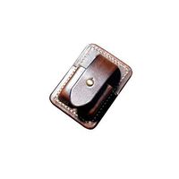 Handmade Leather Lighter Protective Sleeve case Genuine Full Grain Cowhide Pouches Holder (Coffee)