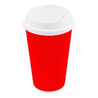 500-CT Disposable White Lid for Coffee and Tea Cups - Fits 8-OZ, 12-OZ and 16-OZ Cups: Perfect for Coffee Shops, Juice Shops, and Restaurant Takeout - Recyclable Polystyrene Cup Lid - Restaurantware